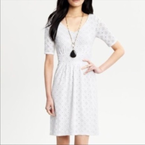 Banana Republic Dresses Banana Republic White Dress Poshmark